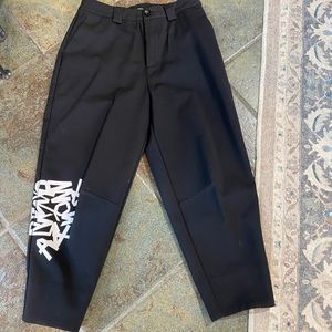 Gorgeous one of a kind cropped black pants
